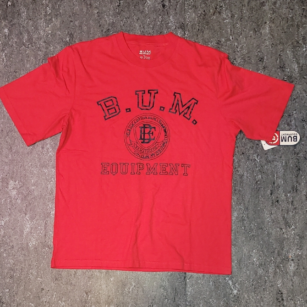 DEADSTOCK W/tags. B.U.M. Equipment Tee Shirt Size Large